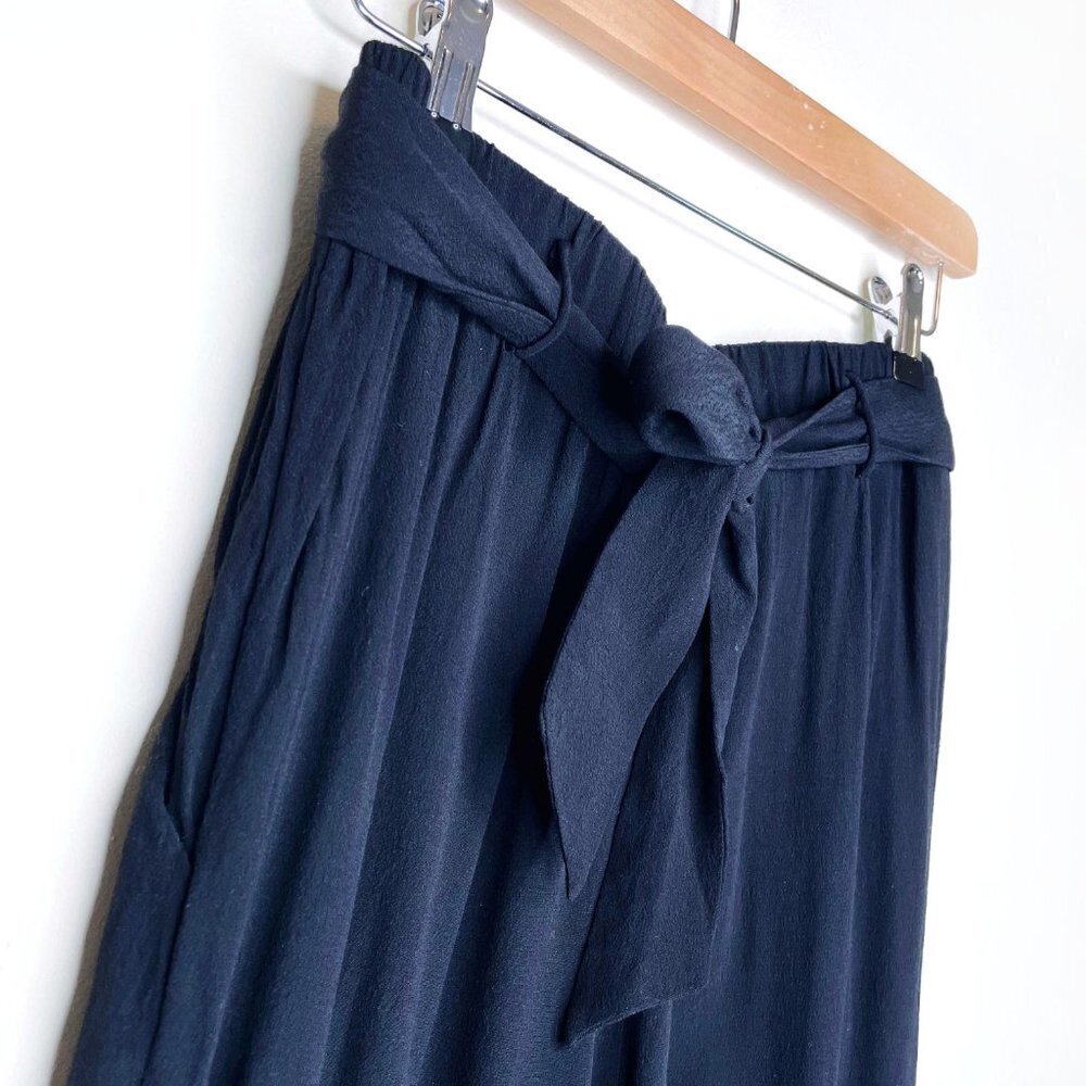 wilfred faun high rise tie back wide leg pants - size medium​​​​​​​ - Picture 6 of 7